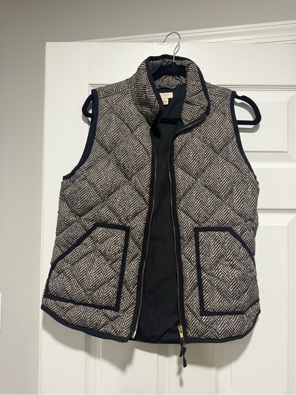 J Crew Herringbone Vest